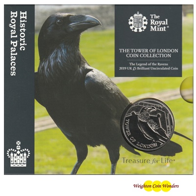 2019 BU £5 Coin Pack - The Legend of the Ravens
